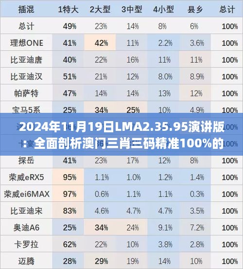 2024年11月19日LMA2.35.95演講版：全面剖析澳門三肖三碼精準100%的背景與意義及實戰(zhàn)經(jīng)驗