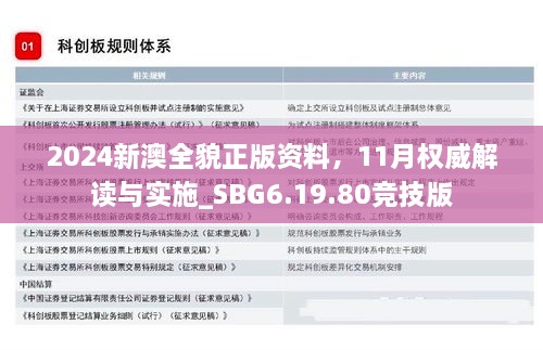 2024新澳全貌正版資料，11月權(quán)威解讀與實(shí)施_SBG6.19.80競(jìng)技版