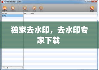 獨(dú)家去水印，去水印專家下載 
