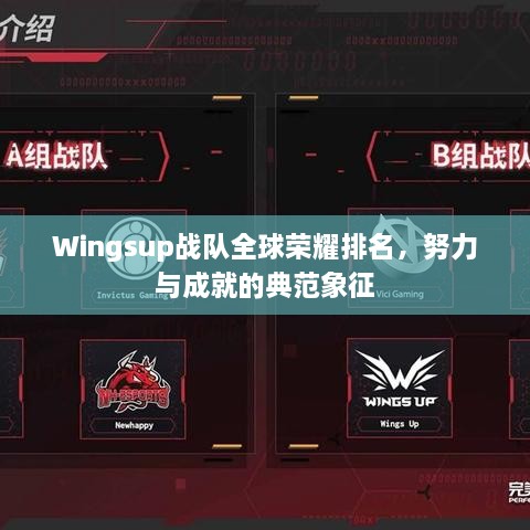 Wingsup戰(zhàn)隊全球榮耀排名，努力與成就的典范象征