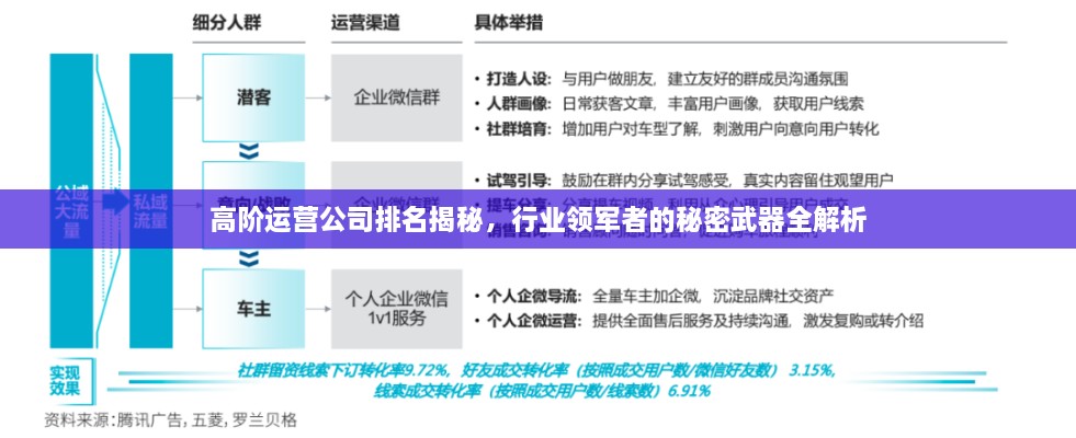 高階運營公司排名揭秘，行業(yè)領軍者的秘密武器全解析