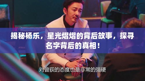 揭秘楊樂，星光熠熠的背后故事，探尋名字背后的真相！