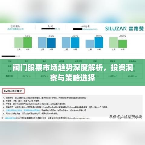 閥門股票市場趨勢深度解析，投資洞察與策略選擇