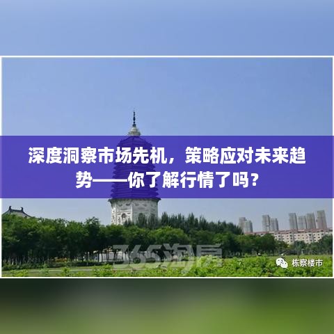 深度洞察市場先機，策略應對未來趨勢——你了解行情了嗎？